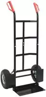 vidaXL Erweiterbarer Handwagen Schwarz und Rot 57 x 46 x 113 cm Stahl