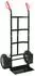vidaXL Erweiterbarer Handwagen Stahl Schwarz/Rot 57x46x113cm