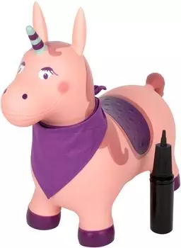 Small Foot Design H&uuml;pftier Einhorn aufblasbar, mit Luftpumpe, bis 50kg (12786)