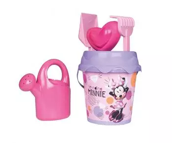 Smoby Minnie Bucket MM gefüllte Gießkanne