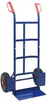 vidaXL Erweiterbarer Handwagen Blau und Rot 57 x 46 x 113 cm Stahl