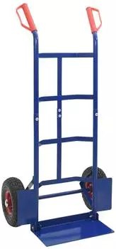 vidaXL Sackkarre erweiterbar Blau/Rot 57x46x113cm Stahl (4019014)