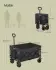 Songmics Faltbarer Handwagen 150L 120kg Tintenschwarz (GFW150BH01)