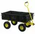 Zelsius Bollerwagen faltbar, 350kg, 75L, schwarz/gelb