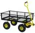 Zelsius Bollerwagen faltbar, 350kg, 75L, schwarz/gelb