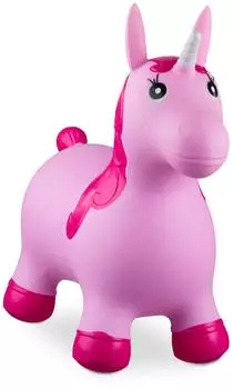 Relaxdays Einhorn Hopper Hüpftier, bunt