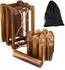 Relaxdays Kubb Wikingerspiel Schwedenschach mit Nummern, Wurfspiel