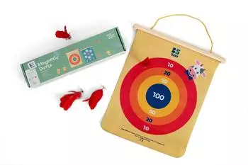BS Toys Magnetisches Dartspiel, doppelseitig, 40×31cm, ab 3 Jahren