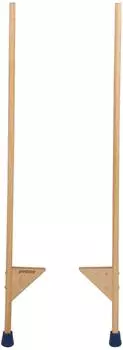 Pedalo Pedalo Holz-Stelzen für Kinder, Esche, höhenverstellbar, 118cm