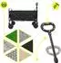 HyperMotion Camping Cart klappbar 80L, 80kg, 360° Räder (HYP26 CAMPING CART)
