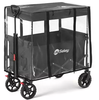 Sekey Bollerwagen Regenschutz faltbar, EVA, 75x50x65cm (FW4018)