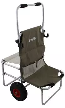 Eckla Multi Rolly Transportwagen mit Multi-Halte-Leiste, klappbar, luftbereift (77965)