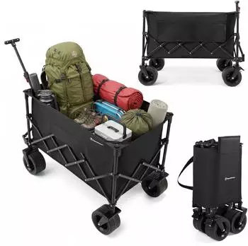 HyperMotion HyperMotion XL Bollerwagen faltbar, 200L, 80kg (90448_AADBY43617_6_MANOIT)