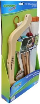 Outdoor active Pfeil-und-Bogenset aus Holz mit Tasche (74501010)