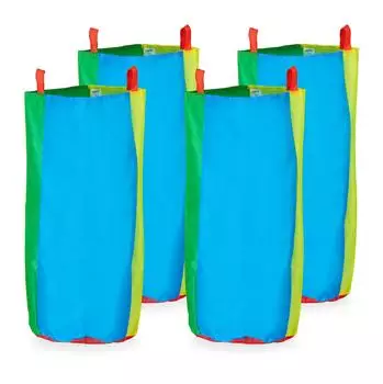 Relaxdays H&uuml;pfs&auml;cke Kinder 4er Set (bunt)