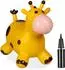 Relaxdays Hüpftier Giraffe, BPA-frei, mit Luftpumpe