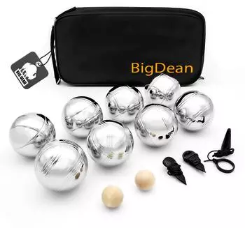 BigDean Boule-Set 8 Kugeln aus Edelstahl (1000123)