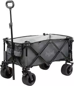 Zelsius Bollerwagen faltbar, grau (BOLLE2B)