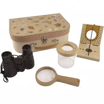 Egmont Toys Entdecker-Koffer für Naturforscher, Holz, 5-teilig
