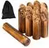 Relaxdays Kubb Wikingerspiel Holzkegel mit Zahlen, Outdoor