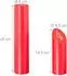 Relaxdays Kubb Wikingerspiel mit Zahlen und Tasche, rot/gold