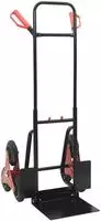 vidaXL Handwagen Schwarz und Rot 64,5 x 49,5 x 114 cm Stahl