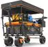 Kesser GT9000 Faltbarer Bollerwagen mit Dach, 150kg, Hartgummiräder (P13638_mfn)