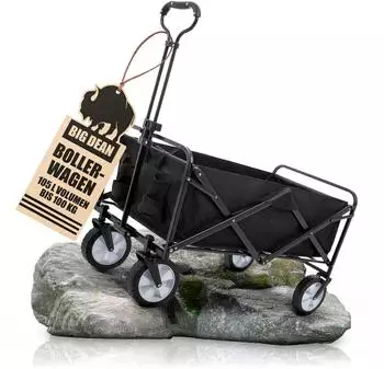 BigDean Bollerwagen faltbar 105L, 100kg (1000486)