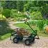 Relaxdays Handwagen klappbar, 2 Achsen, bis 200kg, Luftbereifung (10036179)