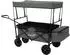 Hauki Bollerwagen L faltbar mit Dach, grau, bis 80kg (4064649166509)