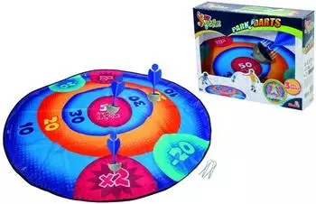 Simba Park Dart Outdoor-Wurfspiel, Softspitze, faltbare Zielscheibe &Oslash;132cm, ab 3 Jahren (107406247)