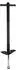 Relaxdays Pogo Stick für Kinder und Erwachsene, gepolstert, bis 35kg, Edelstahl (10051687_8161)