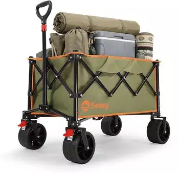 Sekey Faltbollerwagen XXL 135L, 150kg, All-Terrain-R&auml;der mit Bremse (SE4031)