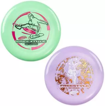 Wham-O Frisbee Freestyle 160g, 26,67cm, 2er-Pack (81101)