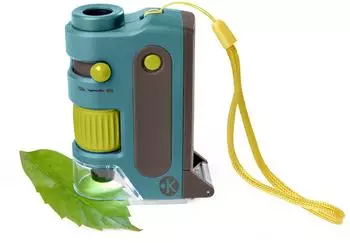 HABA Terra Kids Pocket-Mikroskop mit Zoom & Doppelbeleuchtung, f&uuml;r Kinder (2013655001)