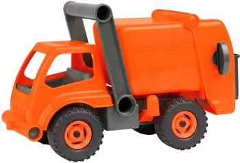 Lena EcoActives Müllwagen, orange, Länge: 30cm