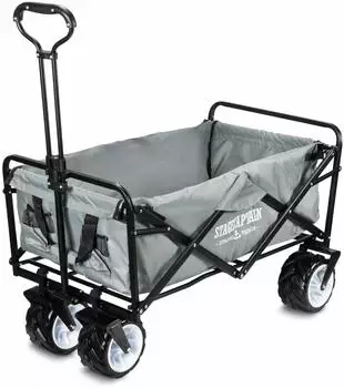 Stagecaptain Bollycart-907 Bollerwagen faltbar, grau, 150kg (00075914)
