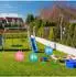 Relaxdays Hüpfball Kinder, 2er-Set, pink, PVC (45cm)