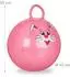 Relaxdays Hüpfball Kinder, 2er-Set, pink, PVC (45cm)