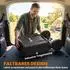 Outsunny Bollerwagen faltbar mit Sonnendach, Oxford, schwarz
