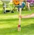 Relaxdays Riesenmikado Outdoor, Holz, bunt, 31 Stäbe XXL