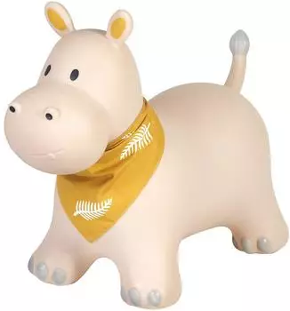 Kindsgut Hüpf-Tier Hippo, aufblasbar, mit Luftpumpe (PS000NEUKG82017)
