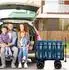 Relaxdays Bollerwagen klappbar, schwarz