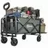 Outsunny Gartenwagen klappbar 72L 90kg, grün