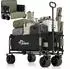 SAMAX Bollerwagen faltbar, Offroad, 200kg, 2in1 mit Bank (43866070E)