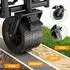SAMAX Bollerwagen faltbar, Offroad, 200kg, 2in1 mit Bank (43866070E)