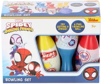 Spider Man Spider-Man Bowling-Set 6 Pins & 1 Kugel (SPF-3411-FO)