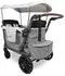 WONDERFOLD L4 Quad-Kinderwagen / Bollerwagen für 4 Kinder, grau (L4-GRY)