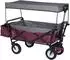 Woltu Bollerwagen faltbar mit Sonnenschutz, fuchsia, 80kg (TW008fsg)