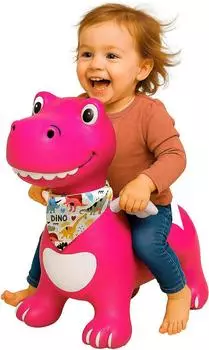 Jamara HoppyDoo Dino Hüpftier mit Flügeln, pink, mit Pumpe (466008)
